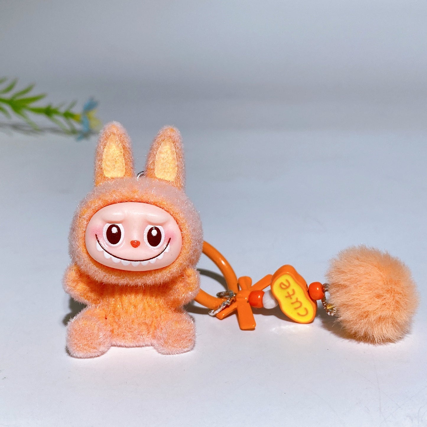 Labubu Key Chain Bag Hanging Ornament Crystal Healing Bulk Wholesale