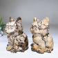 Picture Jasper Cat Carving Crystal Healing Bulk Wholesale