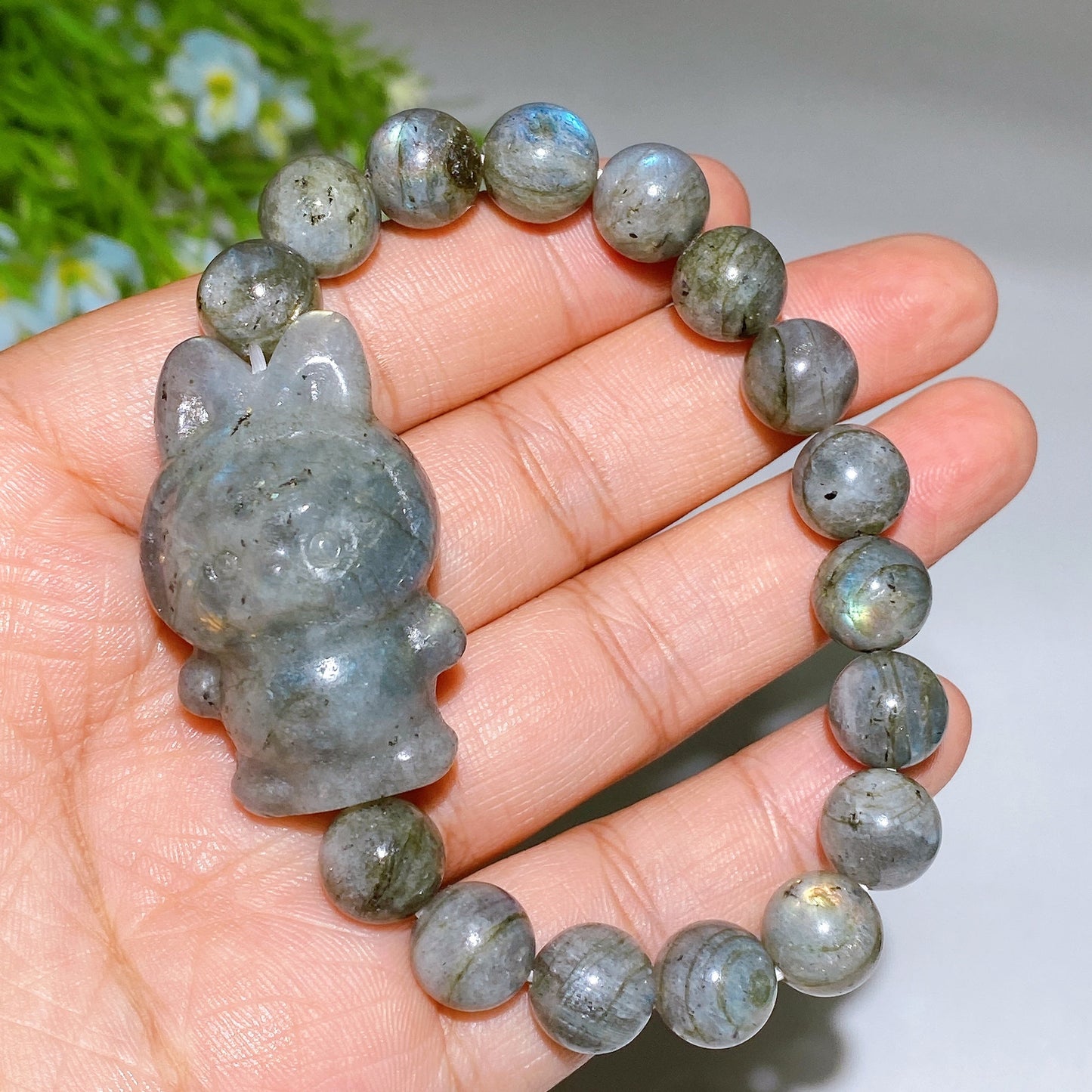 10mm Crystal Labubu Bracelet Crystal Healing Bulk Wholesale