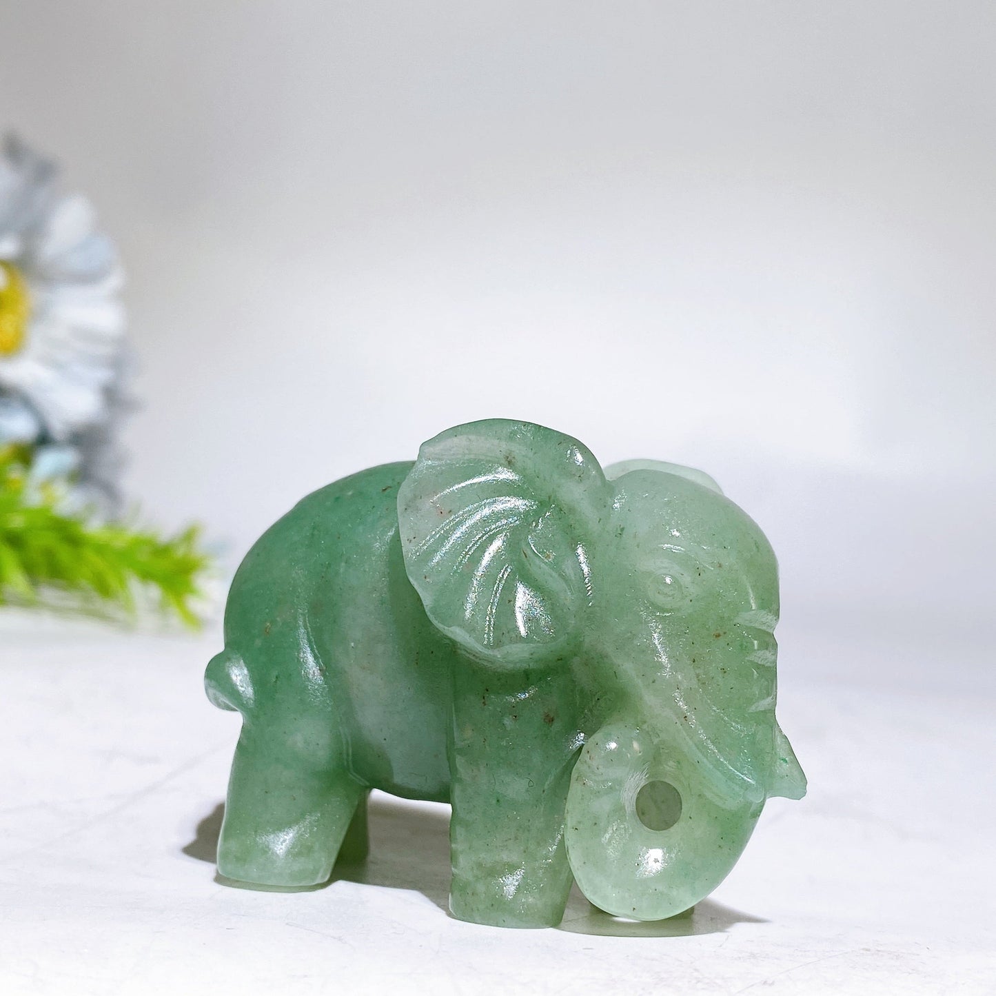 2.1" Crystal Elephant Carving Crystal Healing Bulk Wholesale