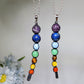 Chakra Neckalce with Silver Color Chain Crystal Healing Bulk Wholesale
