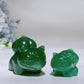 1.1"-1.6" Green Aventurine Bulbasaur Carving Crystal Healing Bulk Wholesale