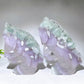 Hand Carved Fluorite Birds Gourd  Pumpkin Crystal Healing Bulk Wholesale