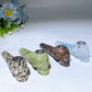 3.9" Crystal Skull Smoking Pipe Carving Crystal Healing Bulk Wholesale
