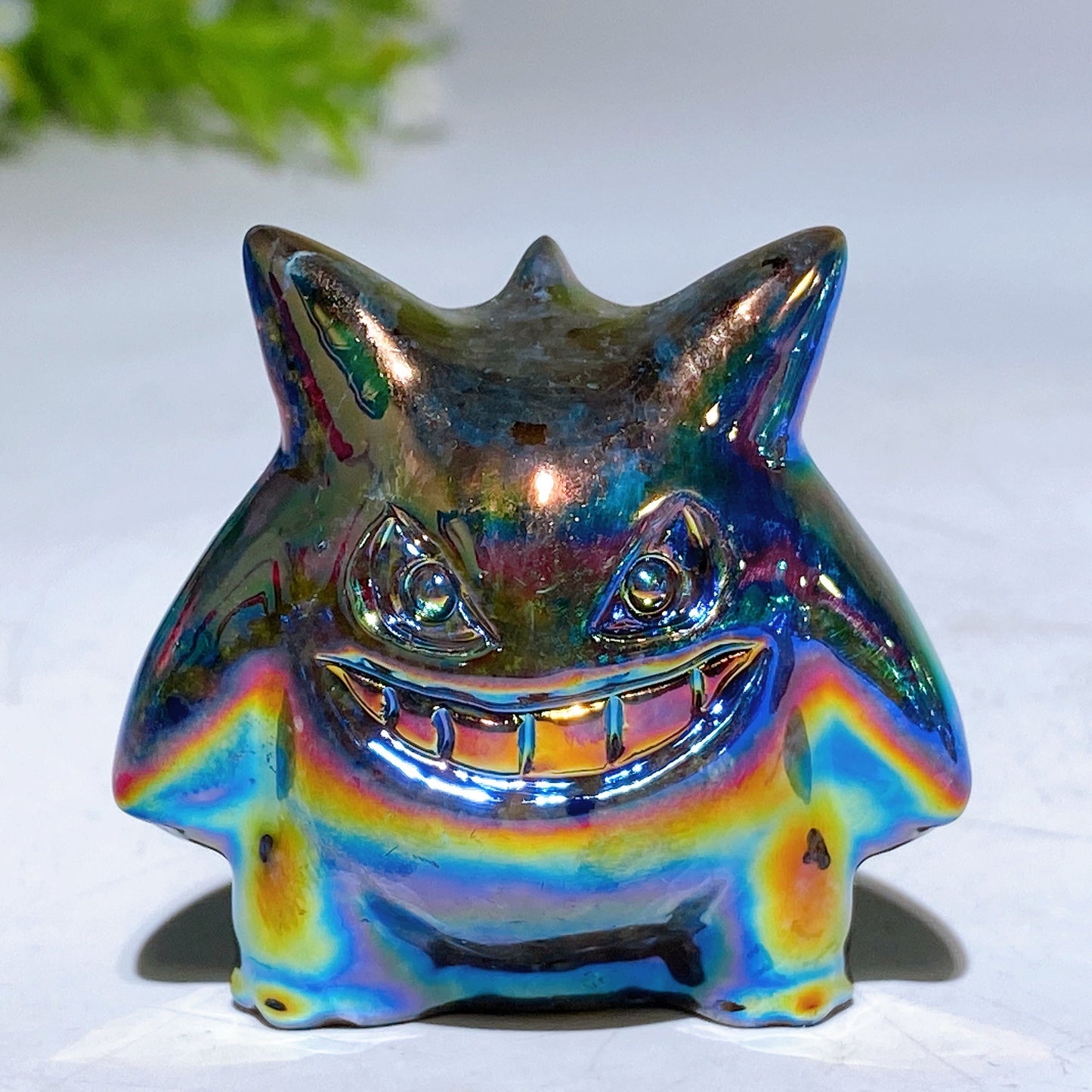 1.6"-2.4" Aura Yooperlite Pokemon Character Carving Crystal Healing Bulk Wholesale