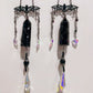 Black Obsidian Point with Bat Decor Suncatcher Crystal Healing Bulk Wholesale