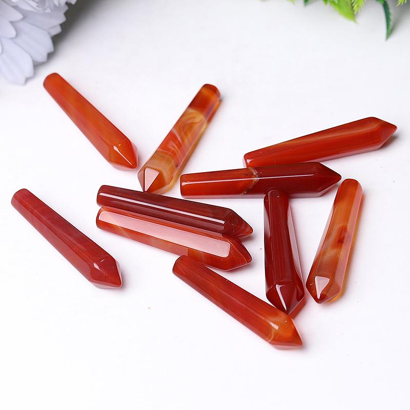 2" Carnelian Point Wholesale Crystals