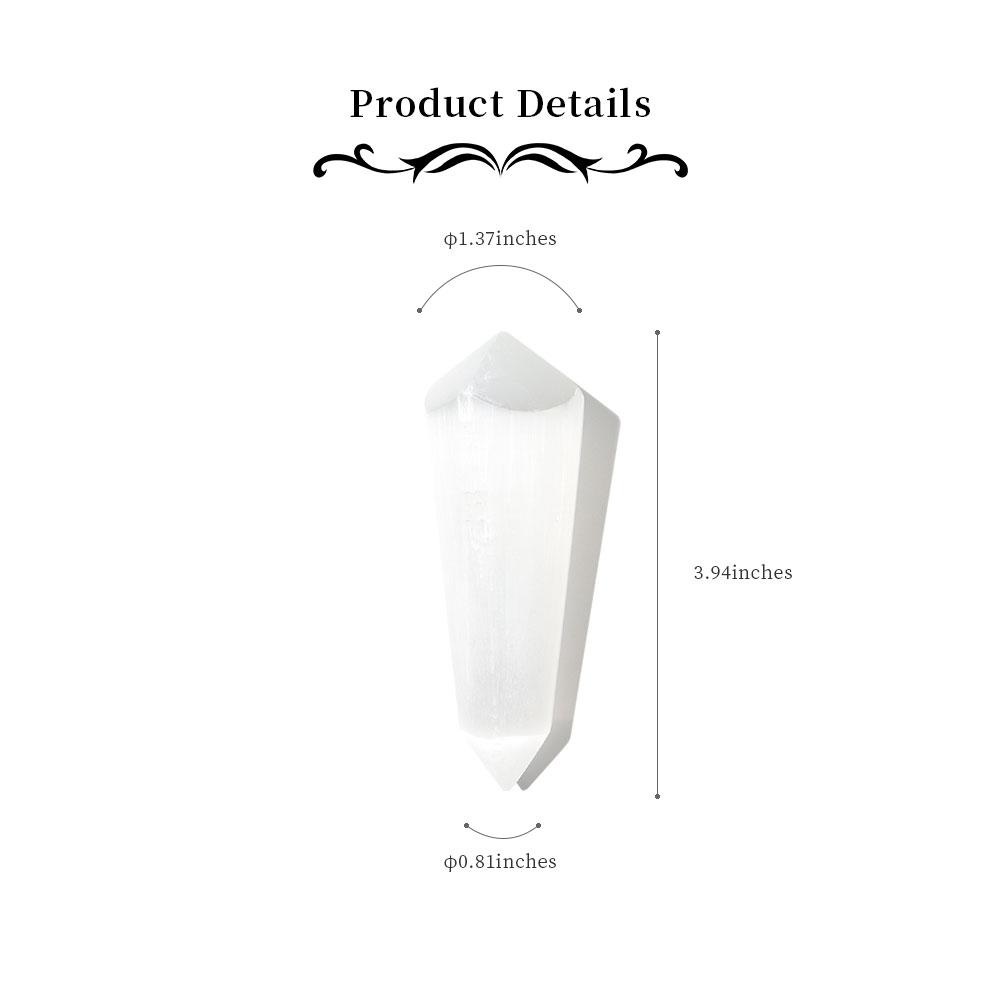 4" Selenite Crystal Point Wholesale Crystals