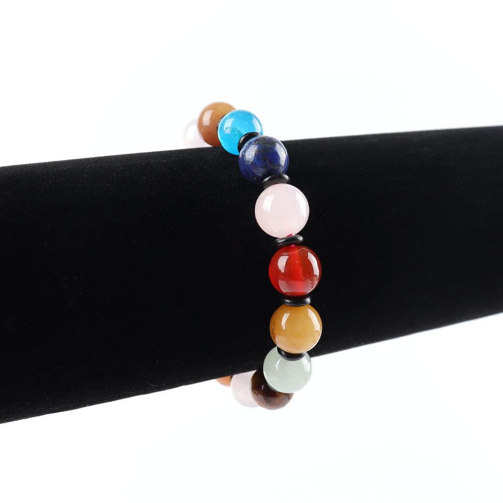 12mm Chakra Bracelet Wholesale Crystals