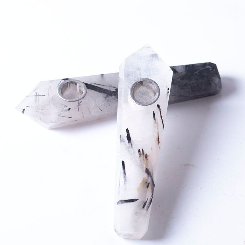 Tourmaline Smoking Pipe wholesale support mixed customization Wholesale Crystals