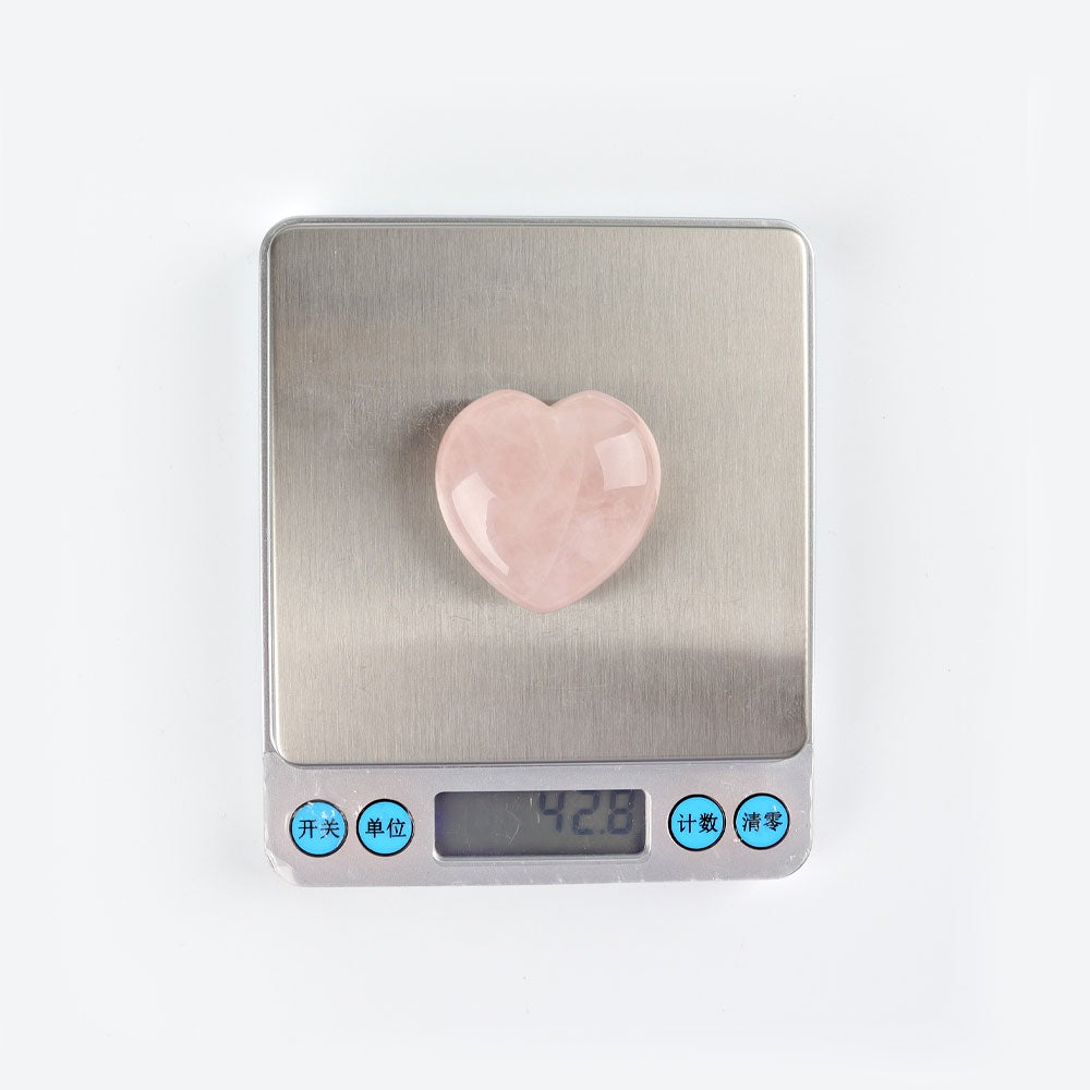 1.5" Heart Crystal Carvings Wholesale Crystals