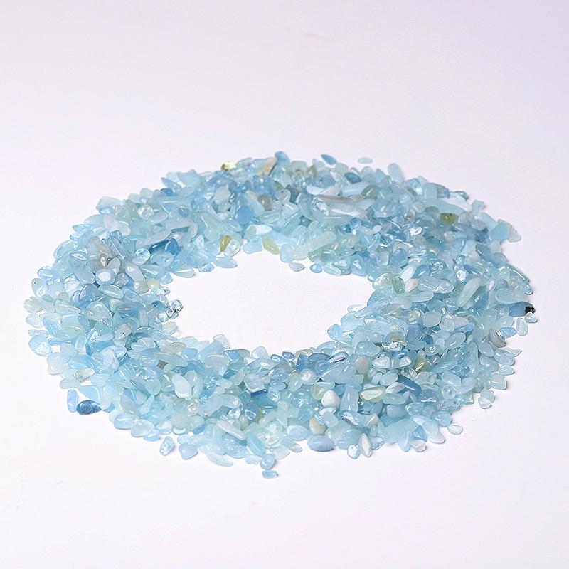 0.1kg 7-9mm Wholesale High Quality Aquamarine Chips Wholesale Crystals