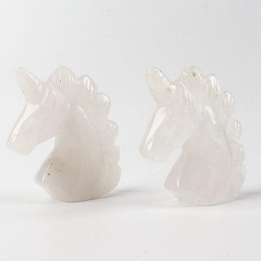 2" Clear Quartz Crystal Carving Unicorn Wholesale Crystals