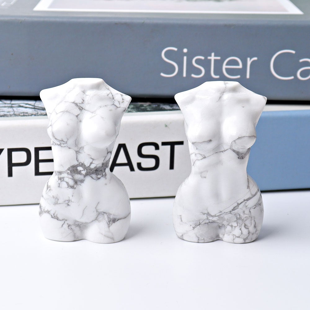 2.64" Howlite Crystal Model Carving Wholesale Crystals