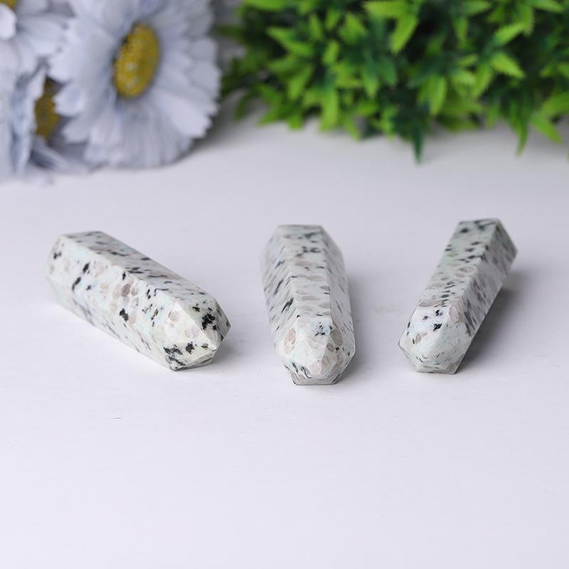 Natural Kiwi Jasper Point Crystal Tower Wholesale Crystals