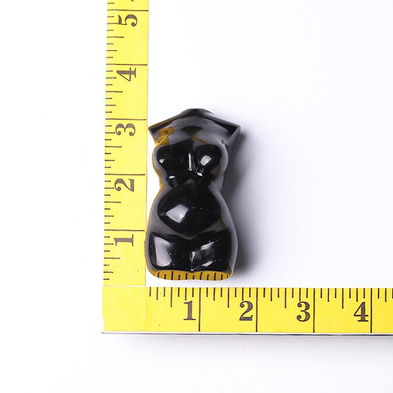 3" Black Obsidian Crystal Model Carving Wholesale Crystals