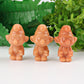 2.3" Yellow Jade Smurfs Crystal Carvings Wholesale Crystals