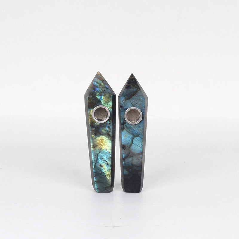 Labradorite Smoking Pipe wholesale support mixed customization Wholesale Crystals