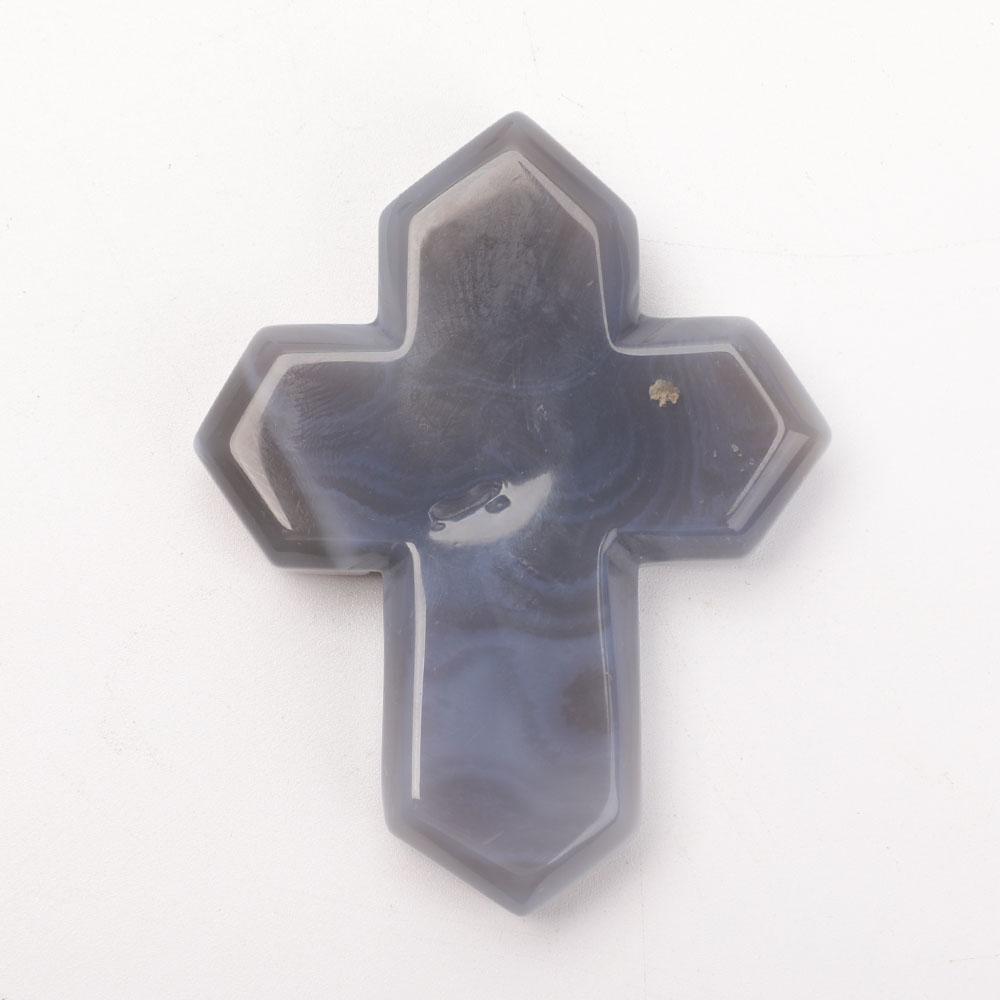 Hand Carved Druzy Agate Cross Wholesale Crystals