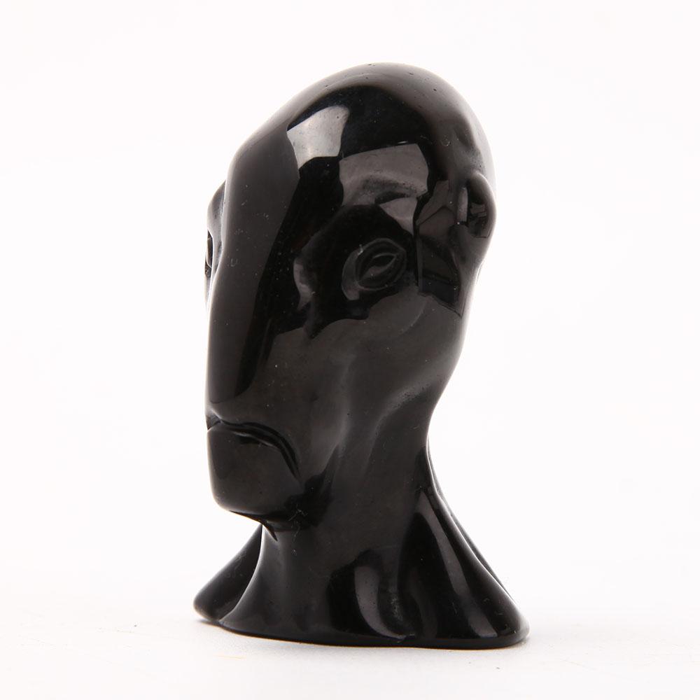 Black Obsidian Alien Carvings Wholesale Crystals