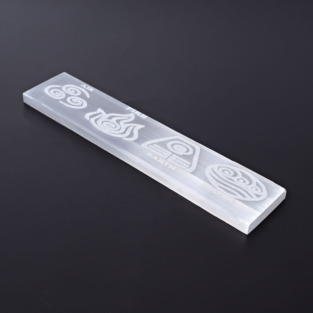7.7" Selenite Stick with Printing Wholesale Crystals