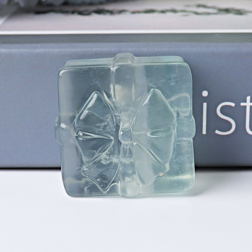 1.5" Gift-box Crystal Carvings for Christmas Wholesale Crystals
