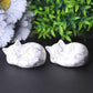 2.1" Howlite Sleepy Cat Crystal Carvings Wholesale Crystals