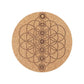 Cork Carved Pattern Coaster Wholesale Crystals