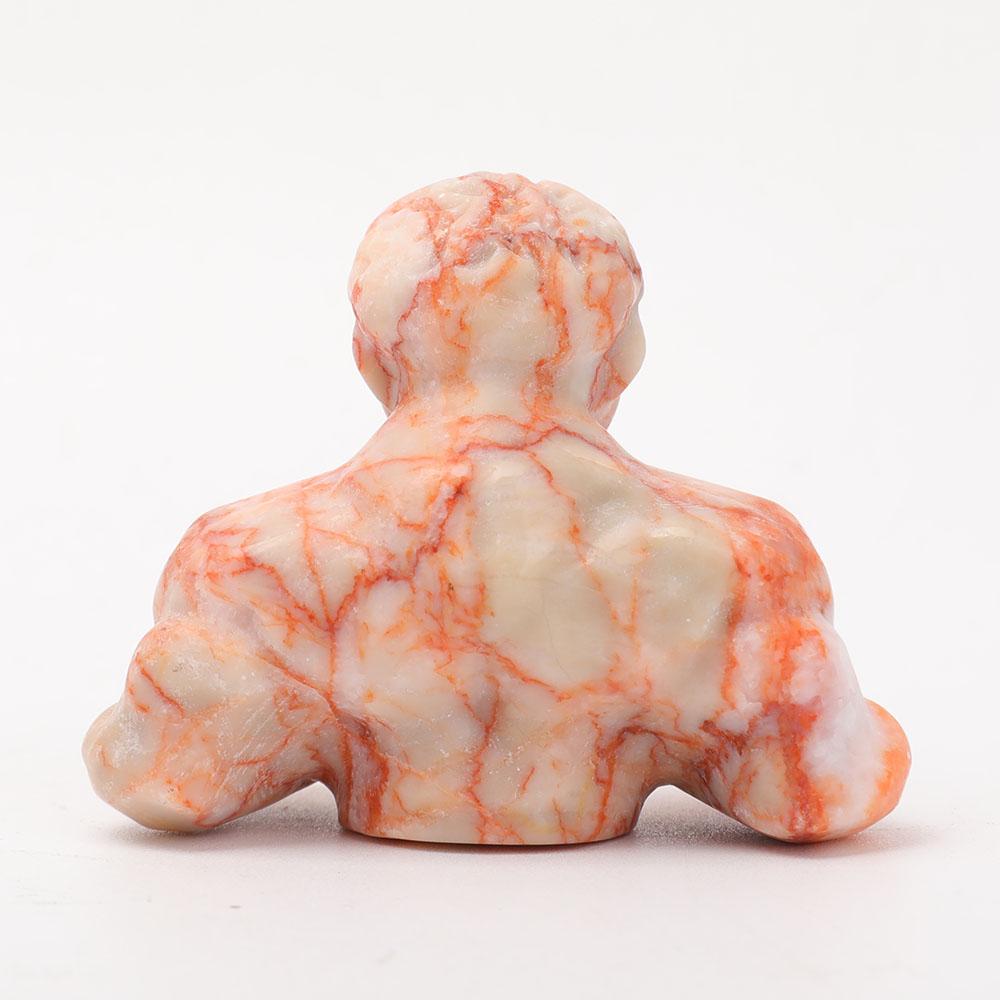 Red Line Stone The Hulk Carvings Wholesale Crystals