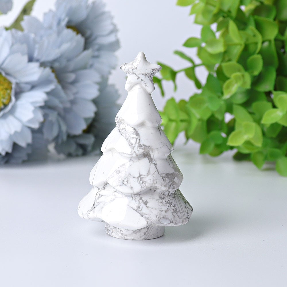 2"-2.5" Christmas Tree Crystal Carvings Wholesale Crystals