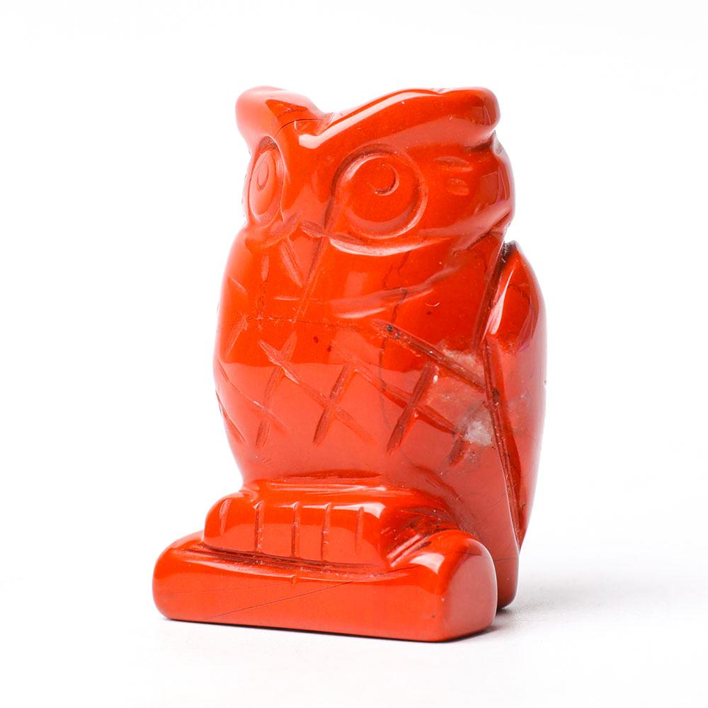 2.0" Crystal Carving Owl Figurine Decoration Wholesale Crystals