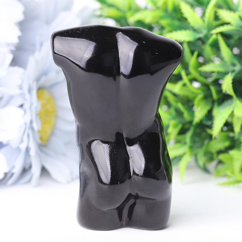 2.0-3.0" Black Obsidian Crystal Model Carvings Wholesale Crystals