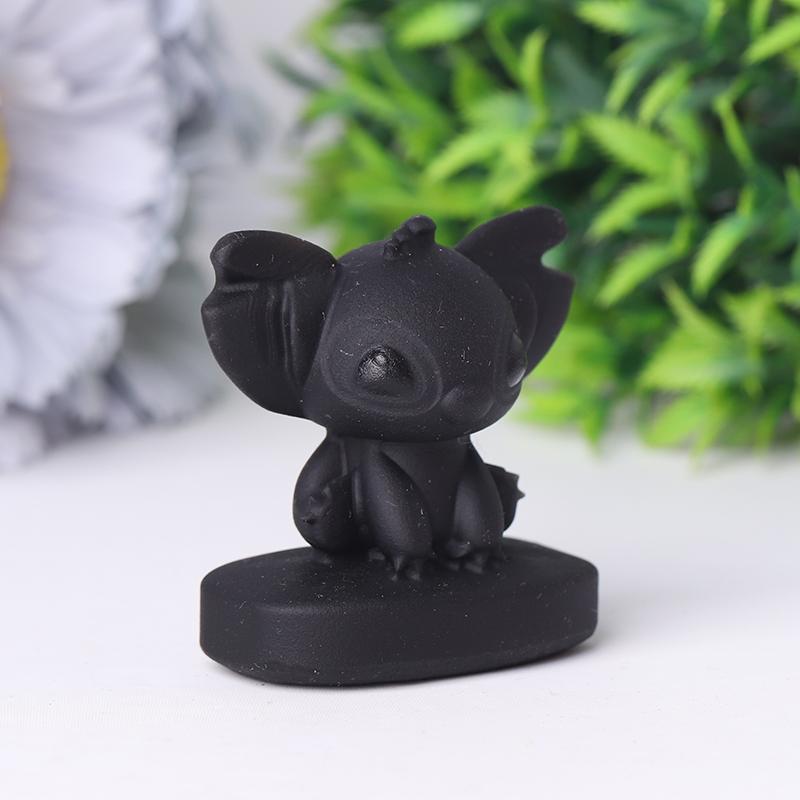 2" Black Obsidian Crystal Carvings Wholesale Crystals