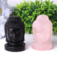3" Buddha Head Crystal Carvings Wholesale Crystals