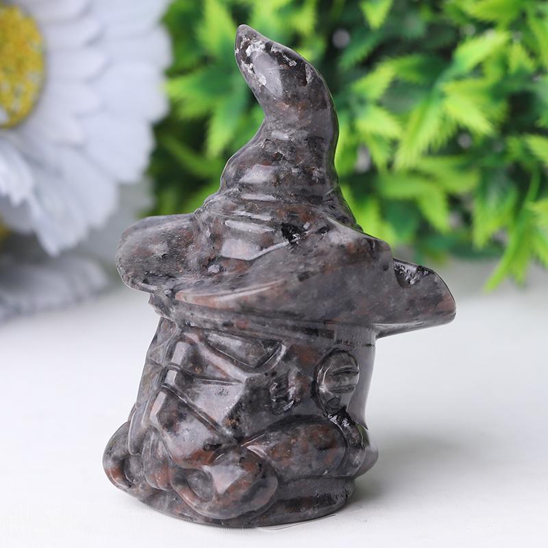 3" Yooperlite Wizard Crystal Carvings for Halloween Wholesale Crystals