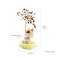 Wealth and Luck Crystal Money Tree with Cute Resin Little Cat  for Home Decor Wholesale Crystals