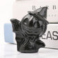Black Obsidian Pumpkin Wizard Carvings Wholesale Crystals