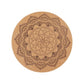 Cork Carved Pattern Coaster Wholesale Crystals