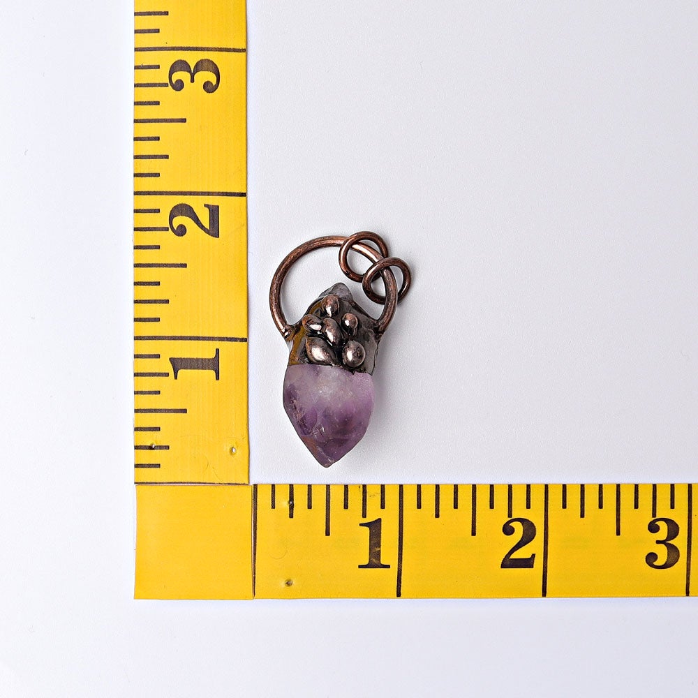 1.5" Amethyst Pendant for DIY Wholesale Crystals