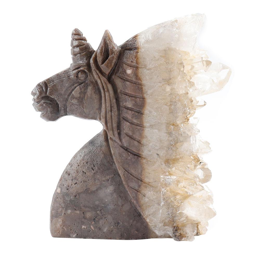 Crystal Cluster Carving Unicorn Free Form Wholesale Crystals