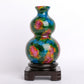 Colorful Jade Vase Free Form with Base Wholesale Crystals