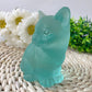 4.7" Glass Cat Crystal Carvings Wholesale Crystals
