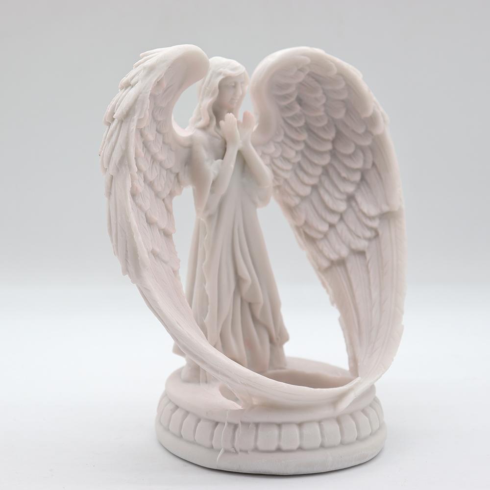 Lighted Resin Angel Stand for Home Decoration Wholesale Crystals