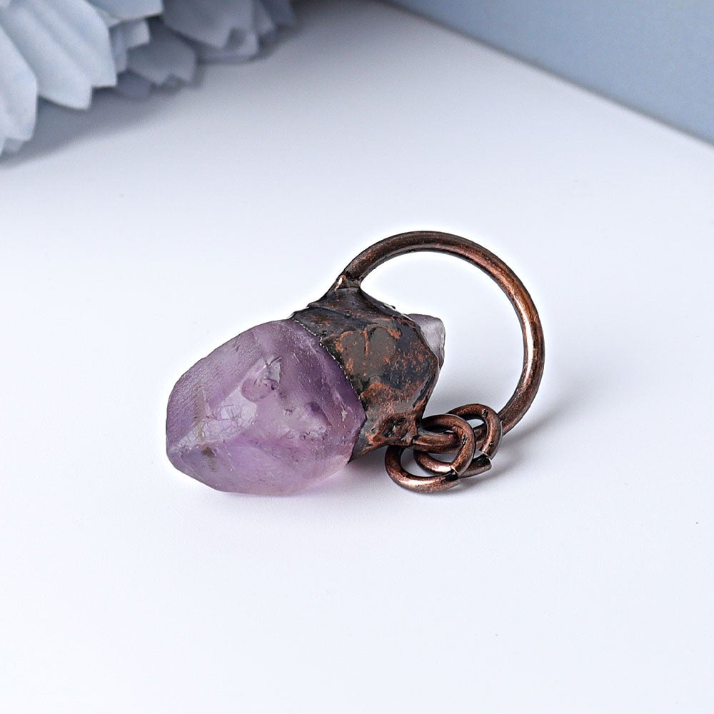 1.5" Amethyst Pendant for DIY Wholesale Crystals