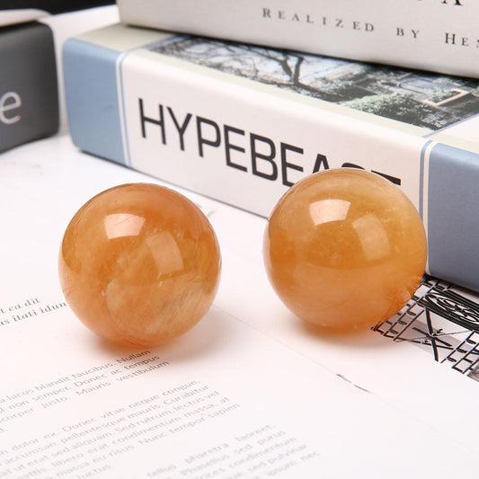 Honey Calcite Crystal Sphere Wholesale Crystals