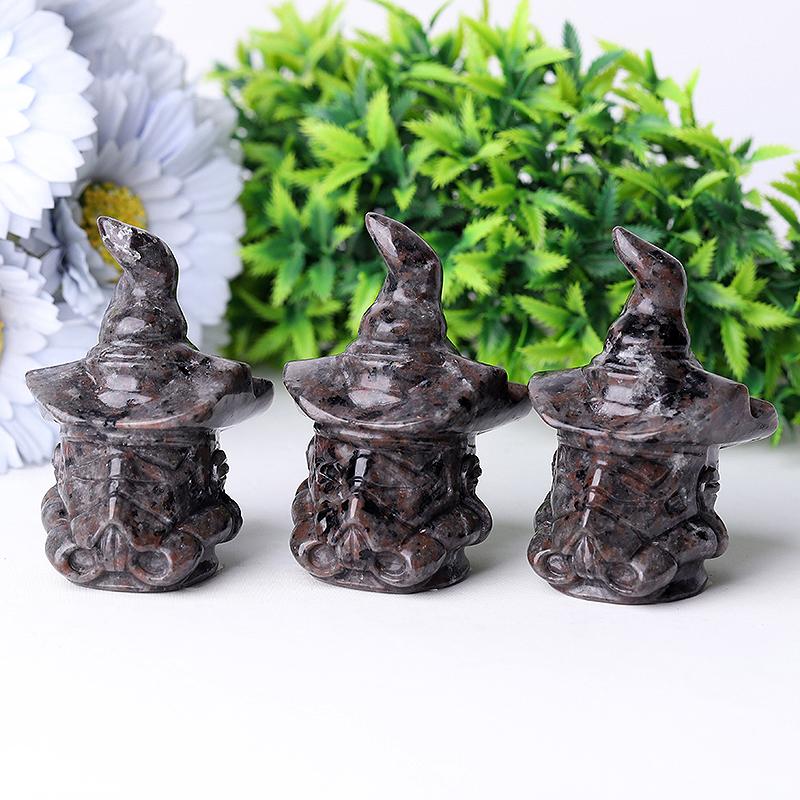 3" Yooperlite Wizard Crystal Carvings for Halloween Wholesale Crystals