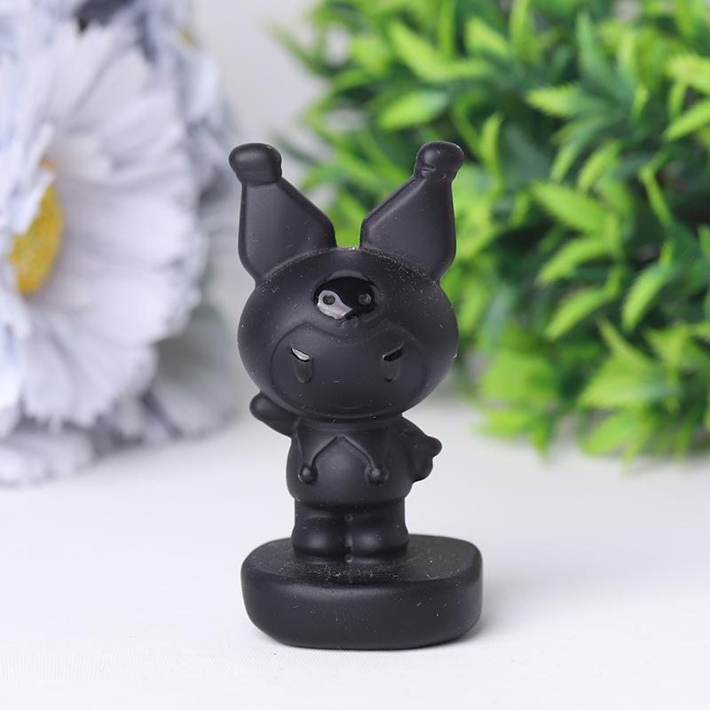 2" Black Obsidian Crystal Carvings Wholesale Crystals