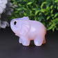 3" Pink Opalite Elephant Crystal Carvings Wholesale Crystals