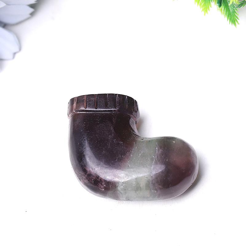 1.9" Sock Crystal Carvings for Christmas Wholesale Crystals