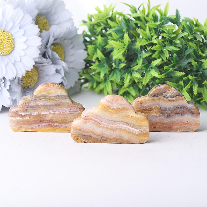 2.7" Crazy Agate Cloud Crystal Carvings Wholesale Crystals